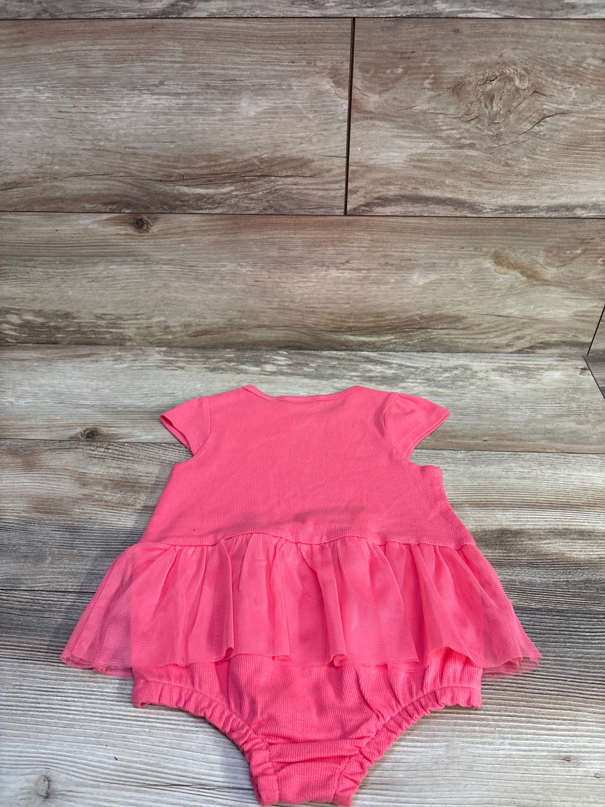 NEW First Impressions Knit Bodysuit Dress Pink sz 24m