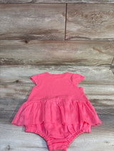 NEW First Impressions Knit Bodysuit Dress Pink sz 24m