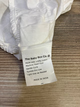 The Baby Box Co. Fitted Bassinet Sheet White