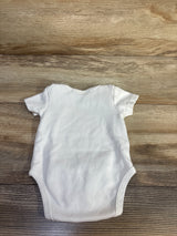 Ella + Moose 'Illiterate.' Bodysuit White sz 0-3m