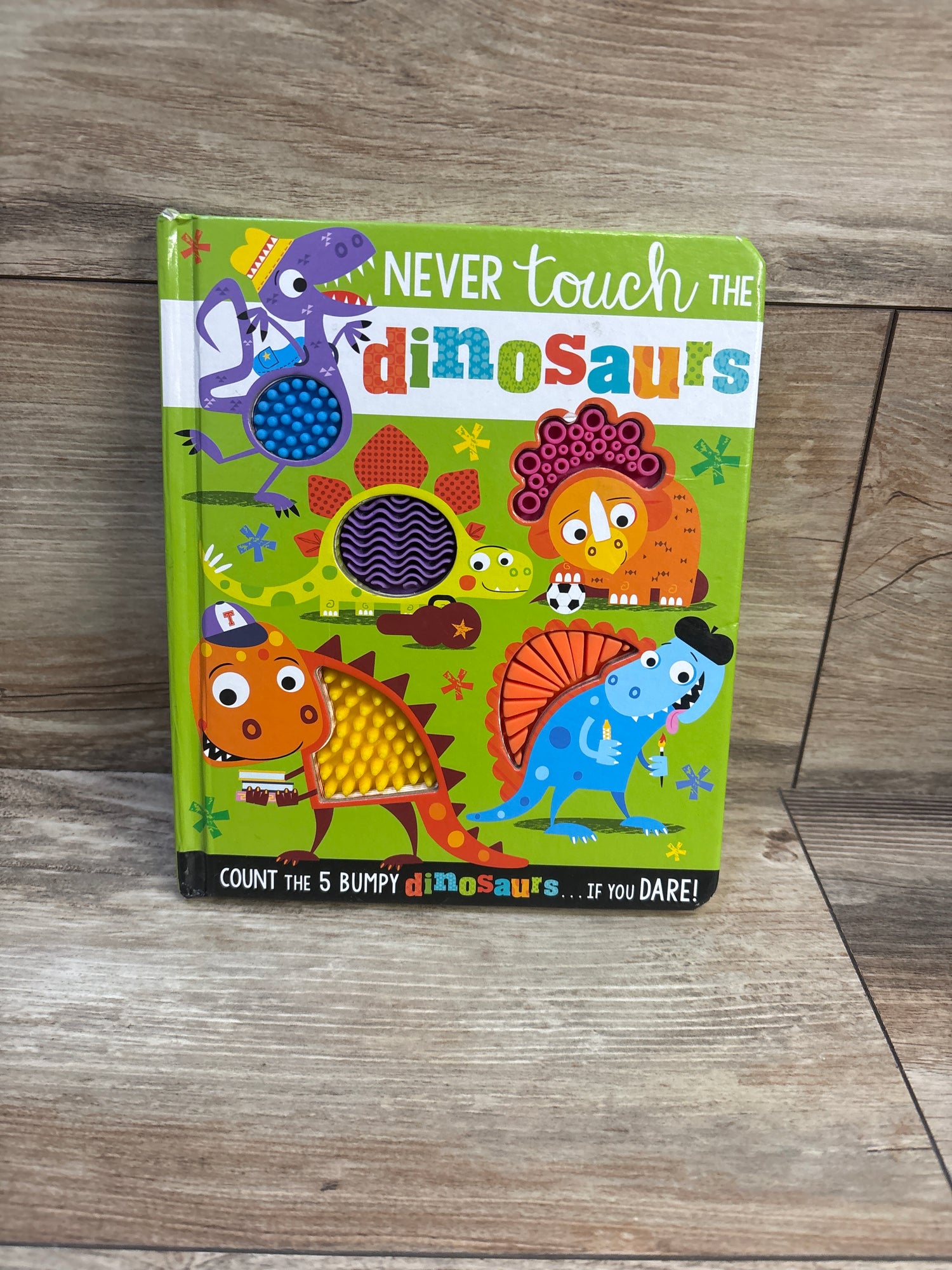 Never Touch the Dinosaurs Board Book