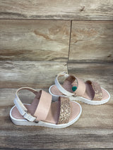 Giulia Palai Glitter Strap Sandals Pink sz 12c
