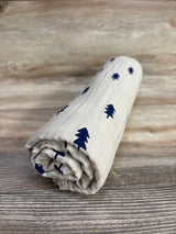 Cloud Island Muslin Swaddle Blanket Tan Tree Print