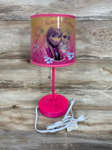 Disney Frozen Anna and Elsa Kids Room Table Stick Lamp Pink