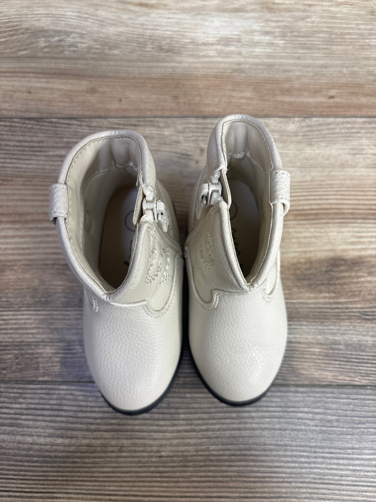 Cat & Jack Cowboy Boots White sz 5c