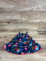 Cat & Jack Floral Tiered Tank Dress Navy sz 18m