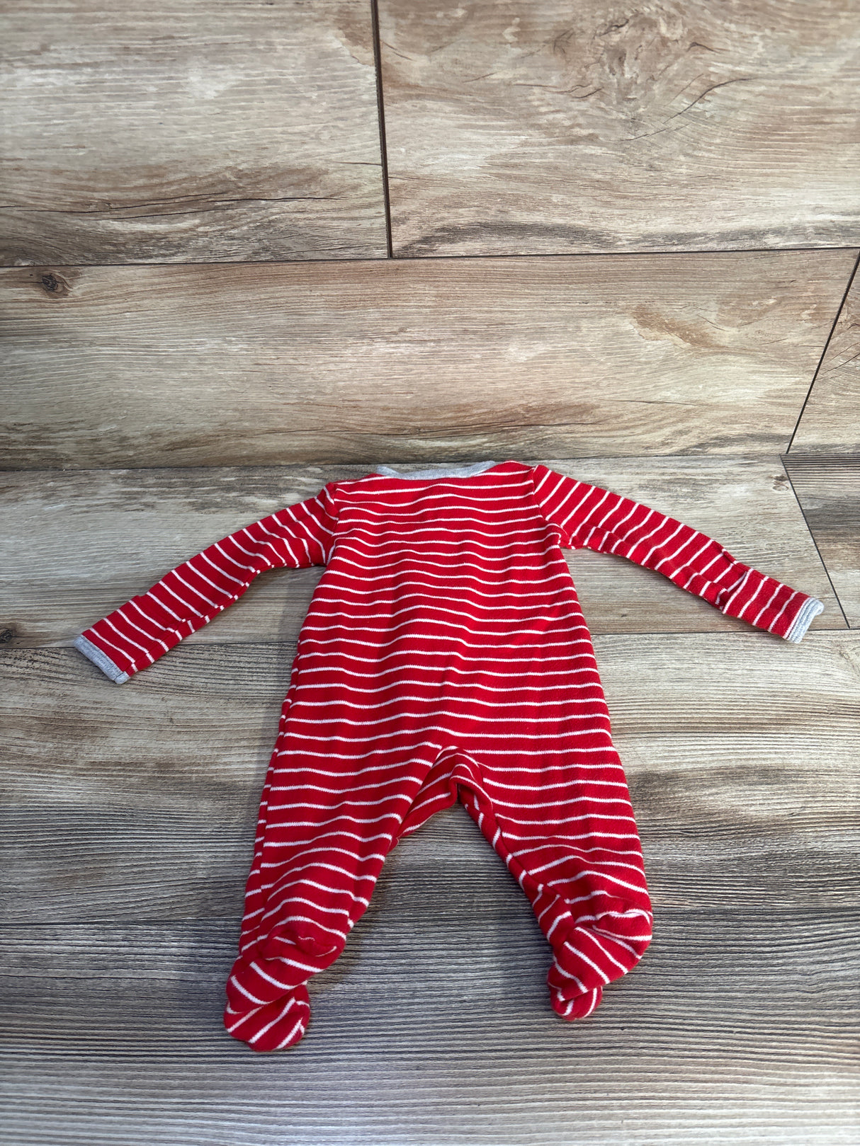 Carter's Striped Littler Brother Sleeper Red sz Newborn