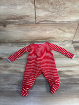 Carter's Striped Littler Brother Sleeper Red sz Newborn