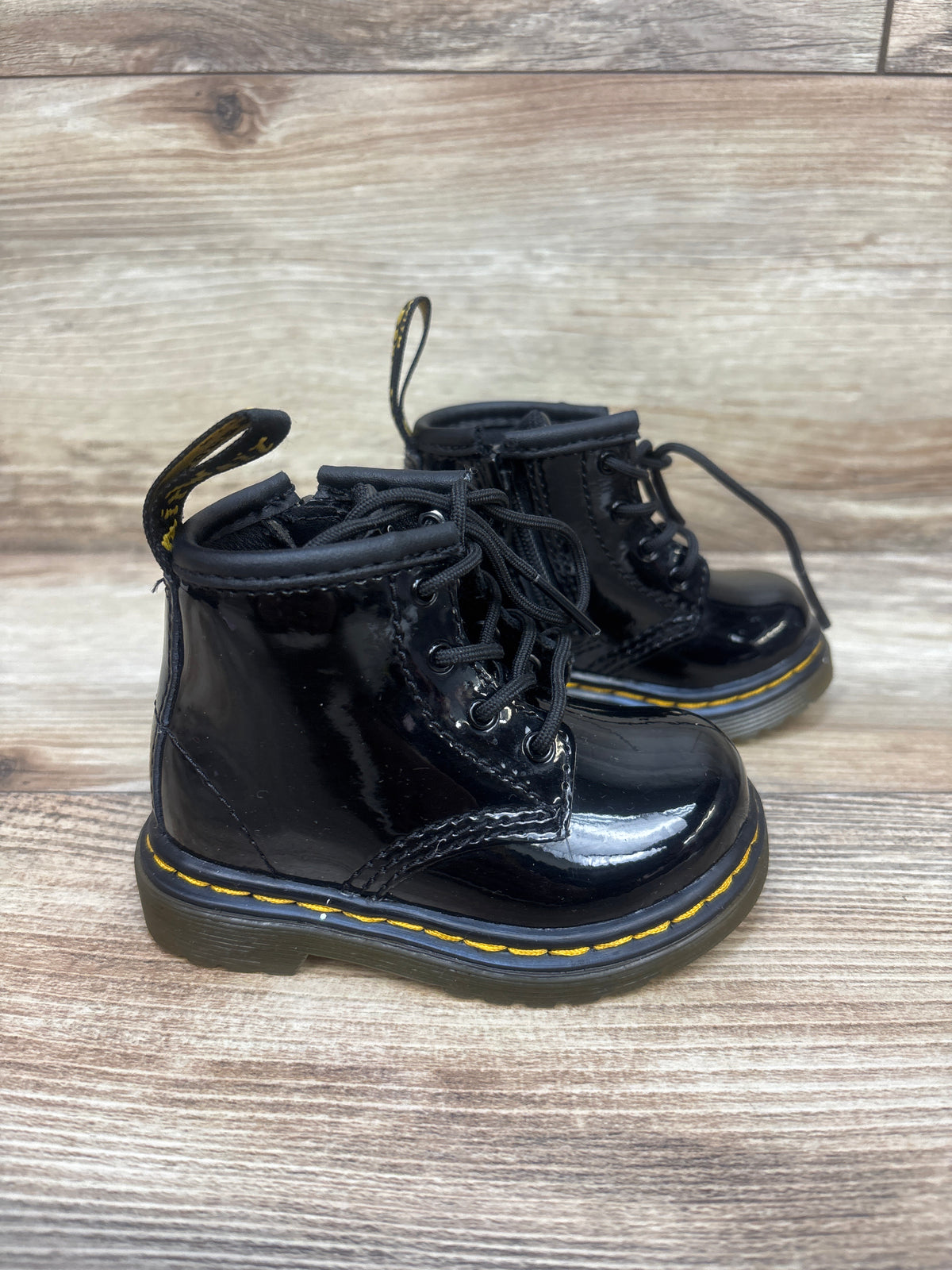 Dr. Martens 1460 Patent Leather Boots Black sz 4c