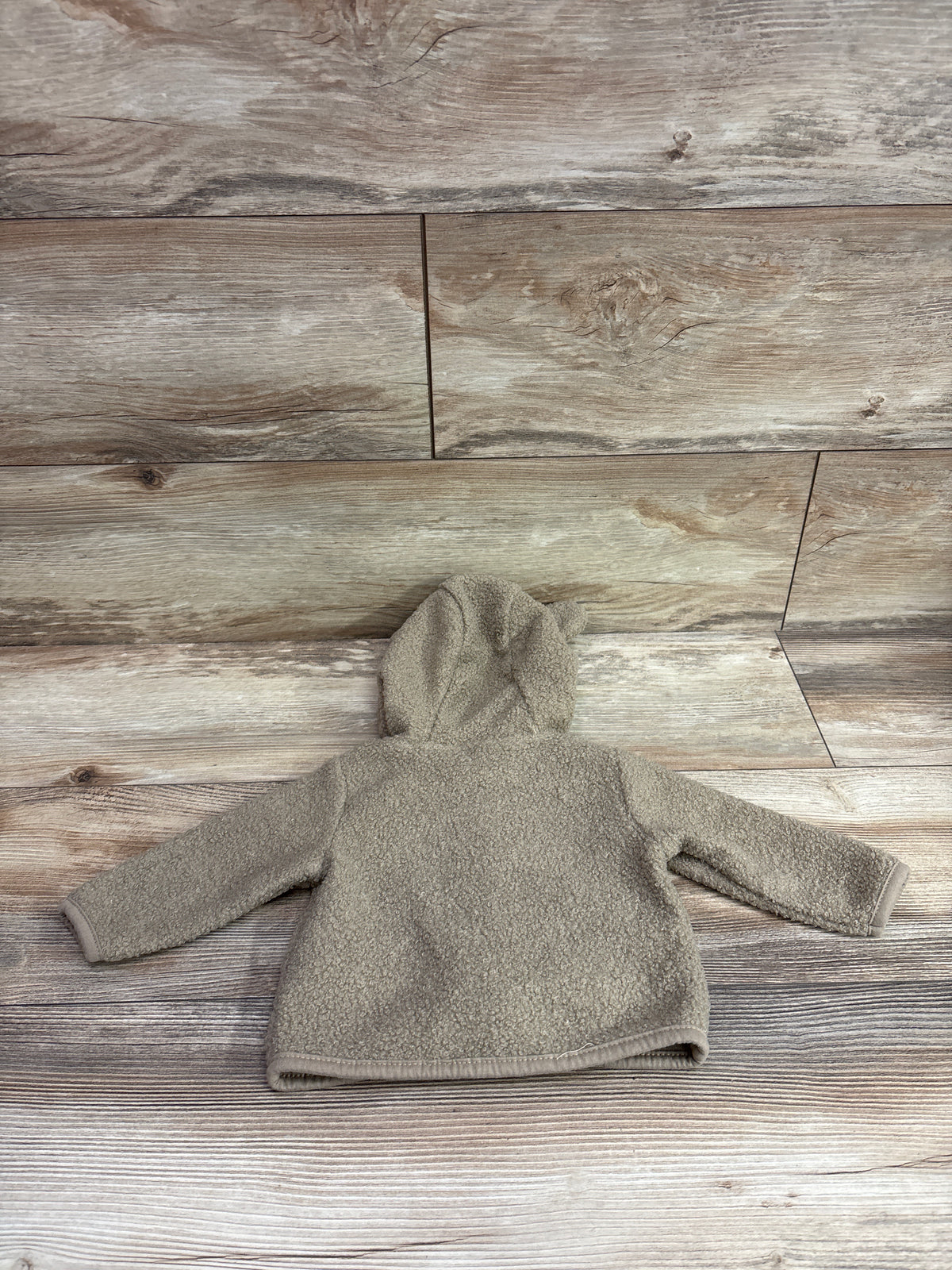 DKNY Jeans Sherpa Zip Jacket Brown sz 0-3m