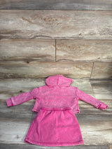 Limited Edition Barbie 2pc Hoodie & Skirt Set Pink sz 2T