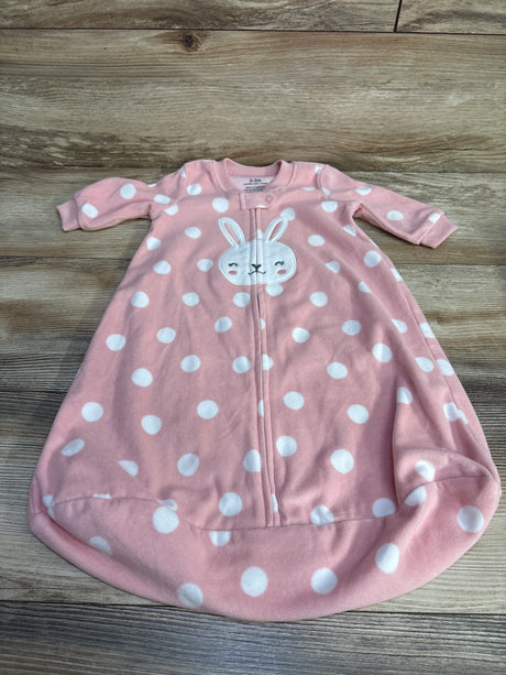 Carter's Polka Dot Fleece Sleep Sack Pink sz 0-3m - Me n Mommy To Be