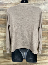 Old Navy Maternity Mock Neck Double Layer Nursing T-Shirt Tan sz Large