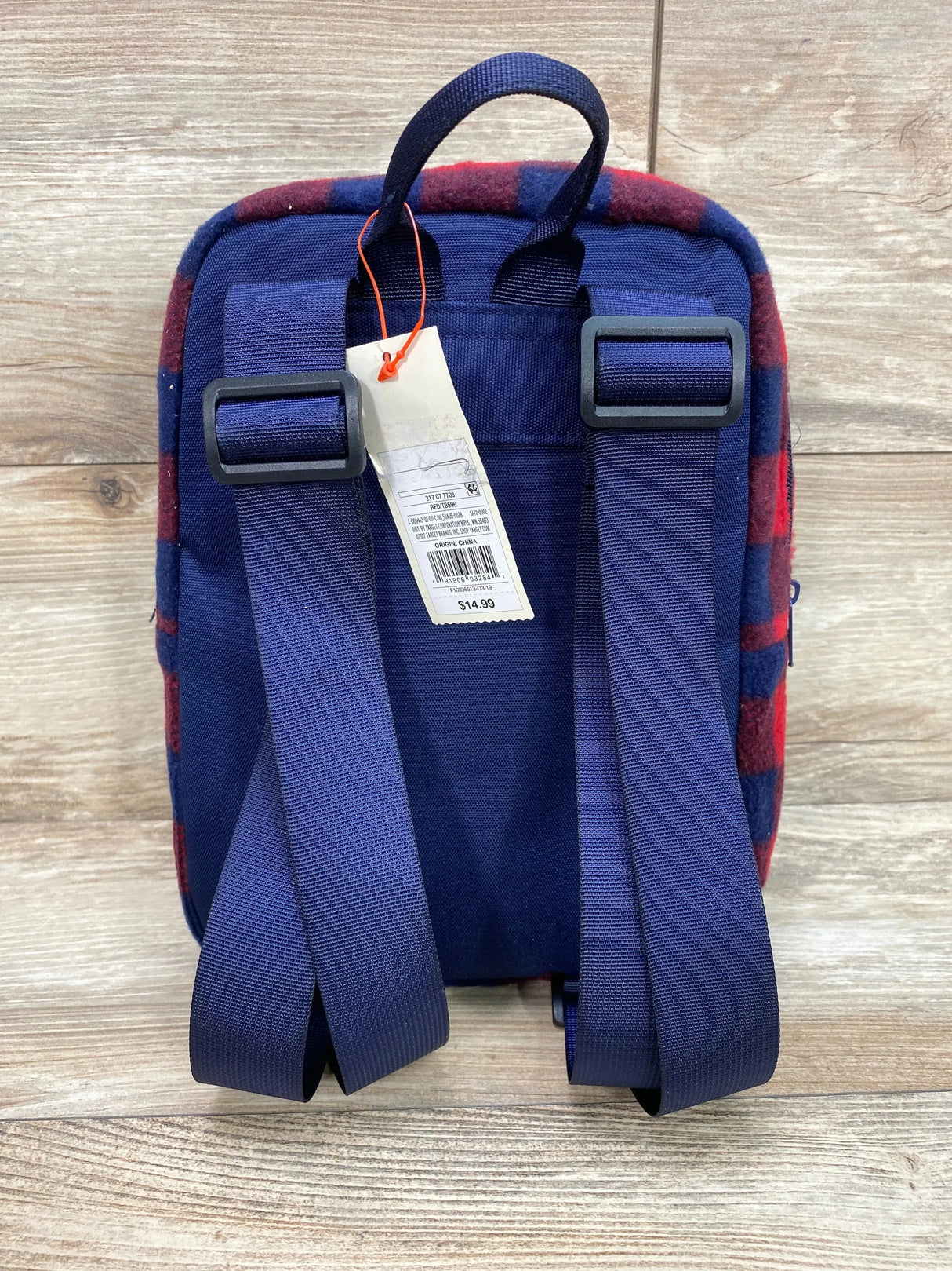 NEW Cat & Jack Fleece Buffalo 12" Backpack - Me n Mommy To Be