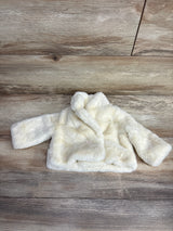 Cat & Jack Plush Coat Cream sz Newborn