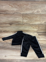 Adidas 2pc Tracksuit Black sz 6m