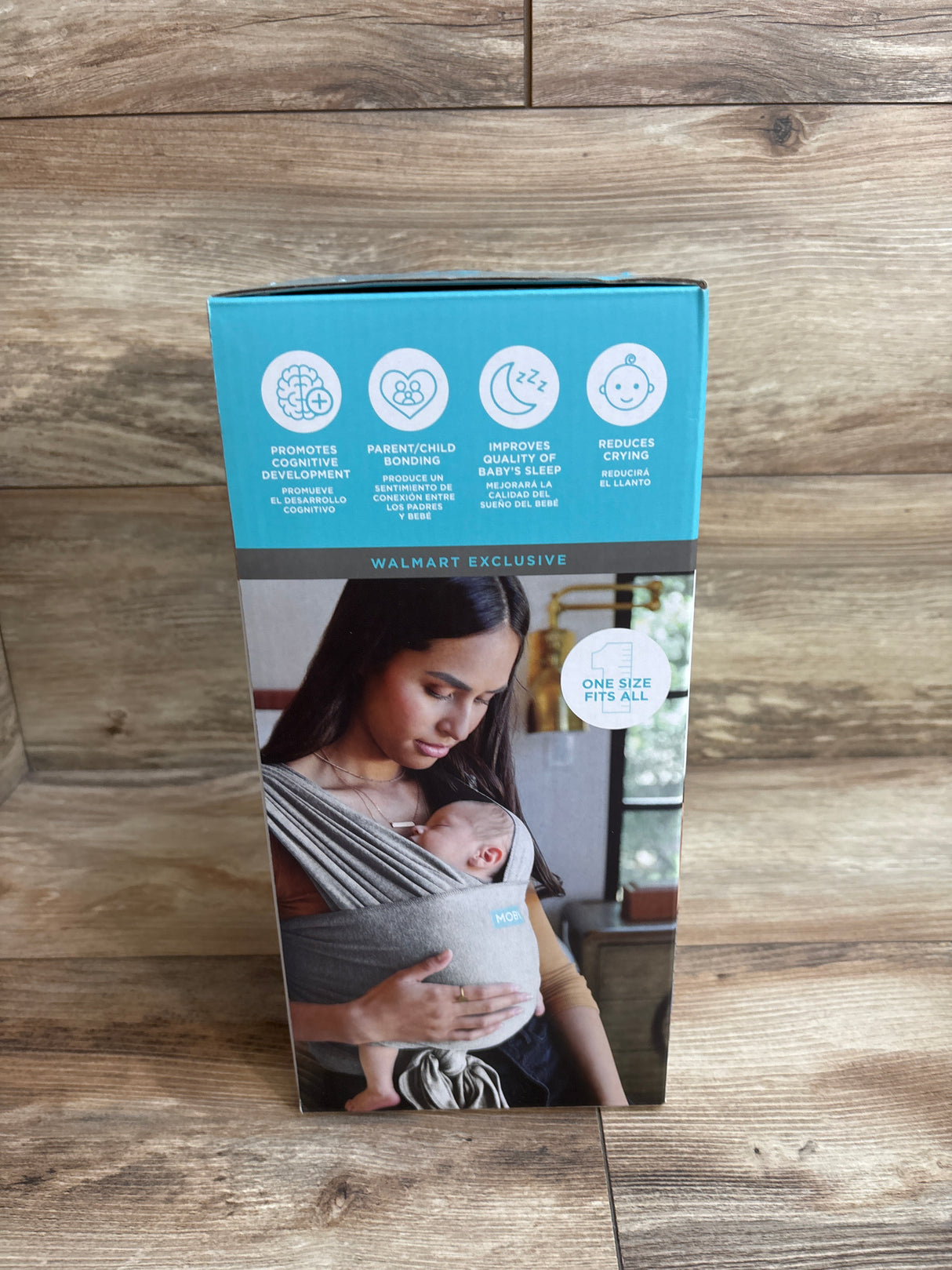 Moby Classic Wrap Baby Carrier, Grey