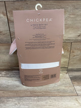 NEW Chick Pea 6pc Hooded Towel & Washcloths Bath Set