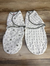 Mama Cheetah 2pk Swaddles White sz 0-3m - Me n Mommy To Be