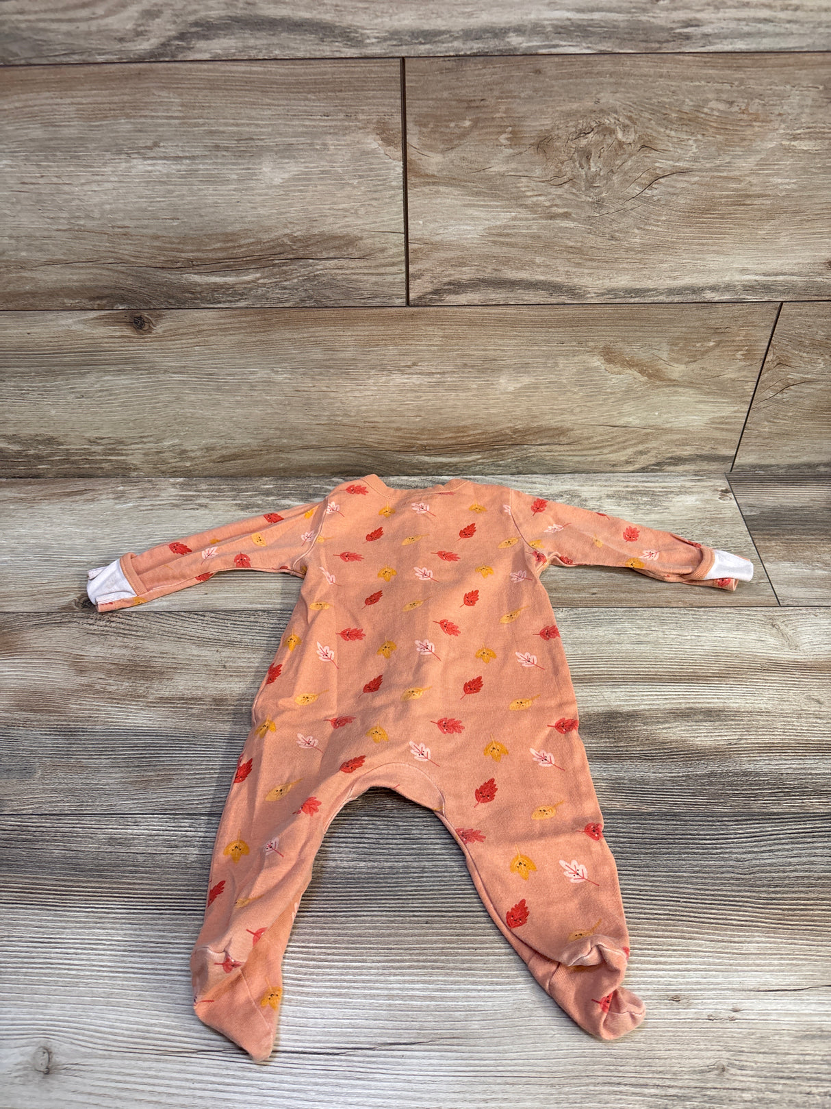 Old Navy Leaf Sleeper Orange sz 3-6m