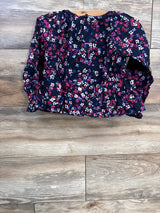 Baby Gap Floral Long Sleeve Tunic Navy sz 3T