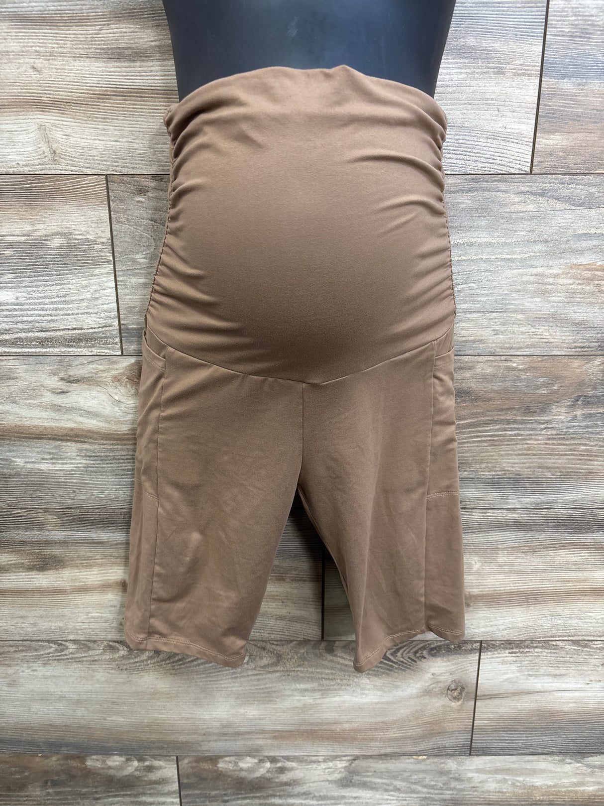 Maternity Athletic Shorts Tan sz Medium