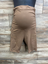 Maternity Athletic Shorts Tan sz Medium
