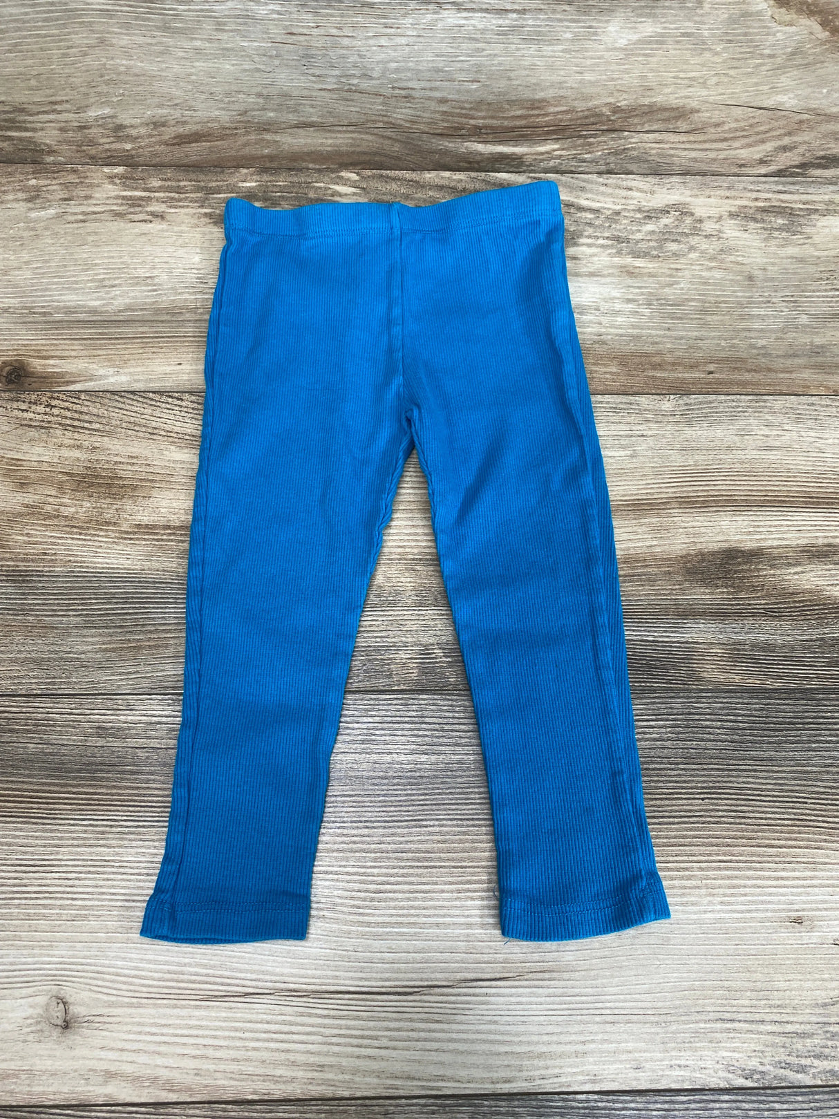 Kids Headquarters Ribbed Leggings Blue sz 4T