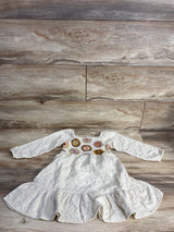 Little Co. Long Sleeve Peasant Dress Beige sz 24m