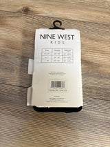 NEW Girls Nine West 2pk. Solid Black & White Tights 2T-4T