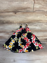 E&K Hawaiian Sleeveless Dress Black sz 6-9m