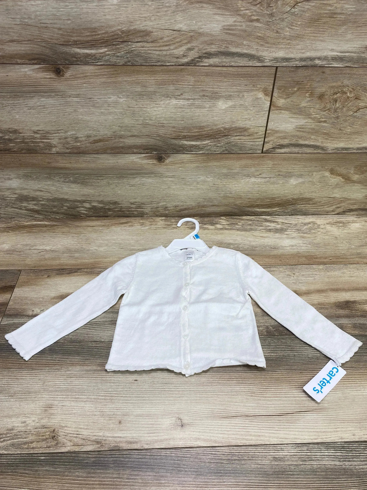 NEW Carter's Cardigan White sz 24m