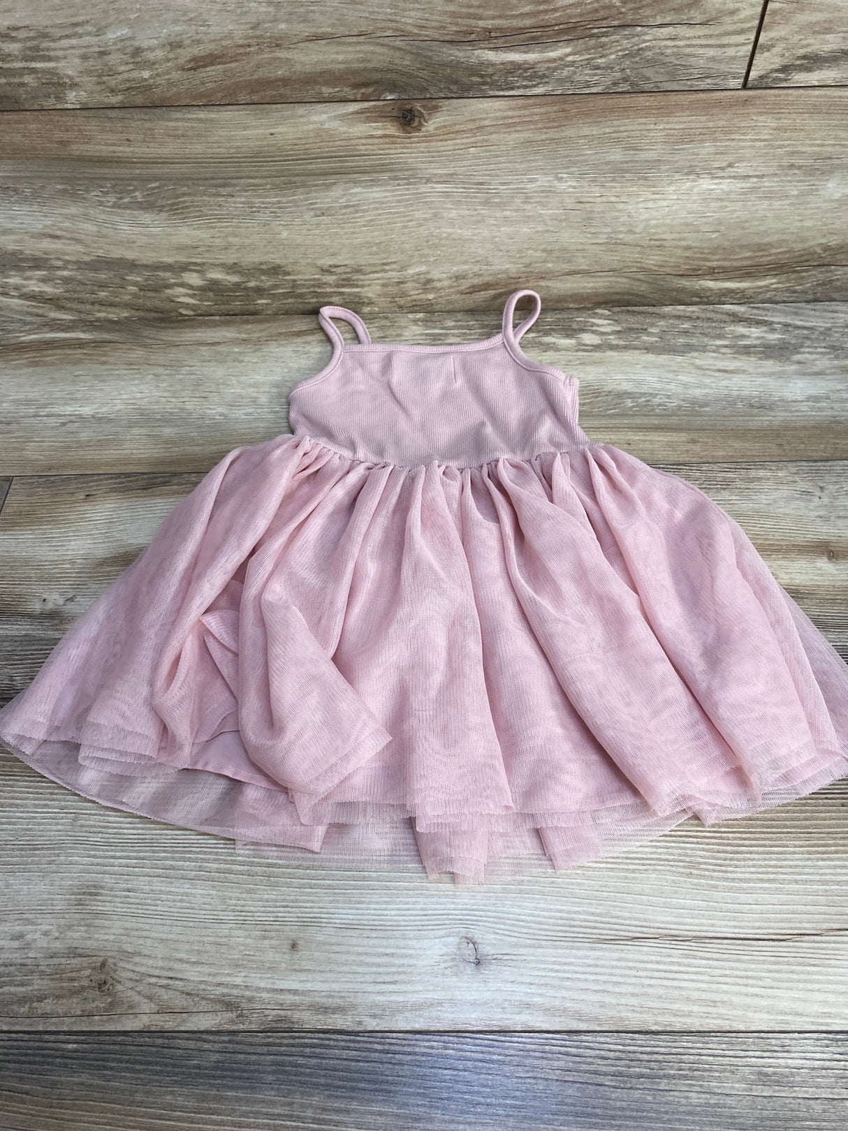 Old Navy Fit & Flare Rib-Knit Cami Tutu Dress Pink sz 2T - Me n Mommy To Be