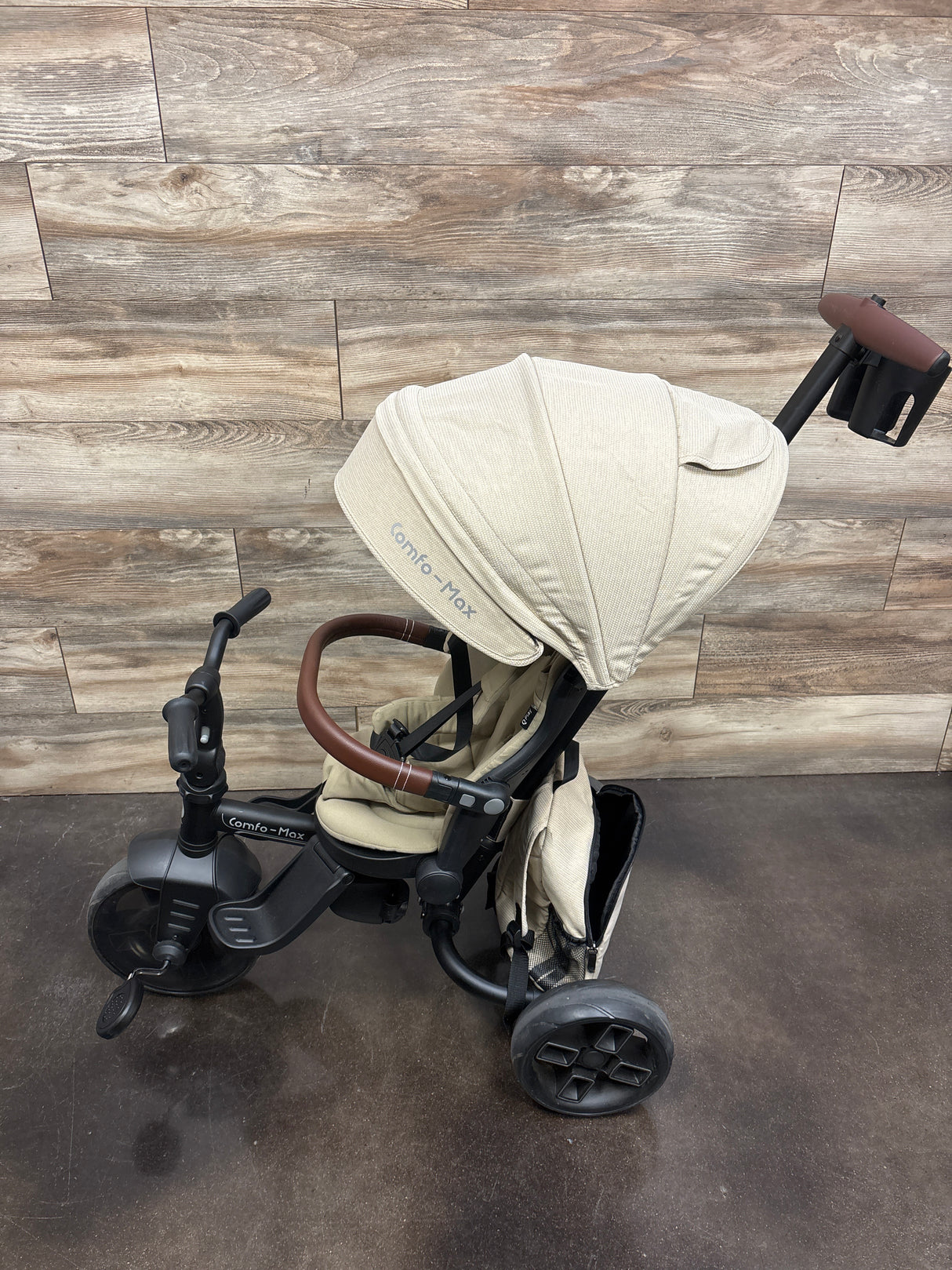 QPlay ComfoMax 8-in-1 Foldable Baby Tricycle Stroller
