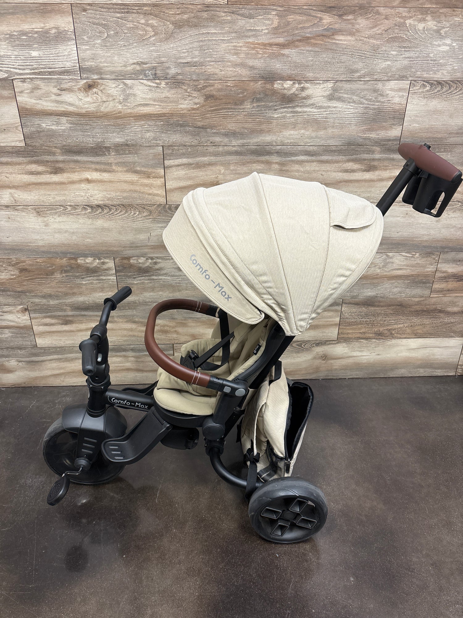 QPlay ComfoMax 8-in-1 Foldable Baby Tricycle Stroller