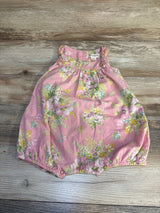 April Cornell Sleeveless Floral Romper Pink sz 12-18m