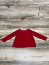 Cat & Jack Long Sleeve Shirt Red sz 2T