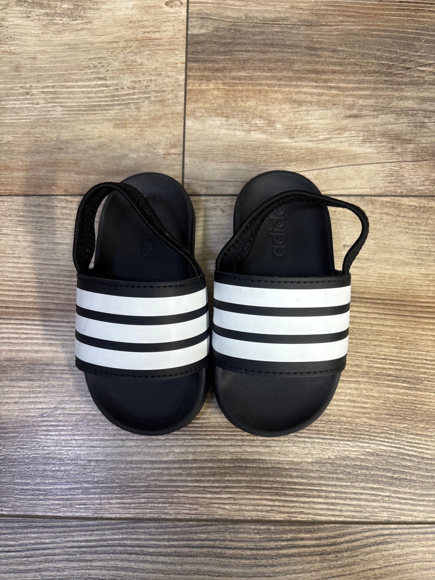 Adidas Adilette Estrap I Sandals Black sz 6c