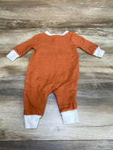 Cat & Jack Henley Ribbed Coverall Orange sz 0-3m