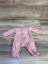 Carter's Little Sister Sleeper Pink sz Preemie