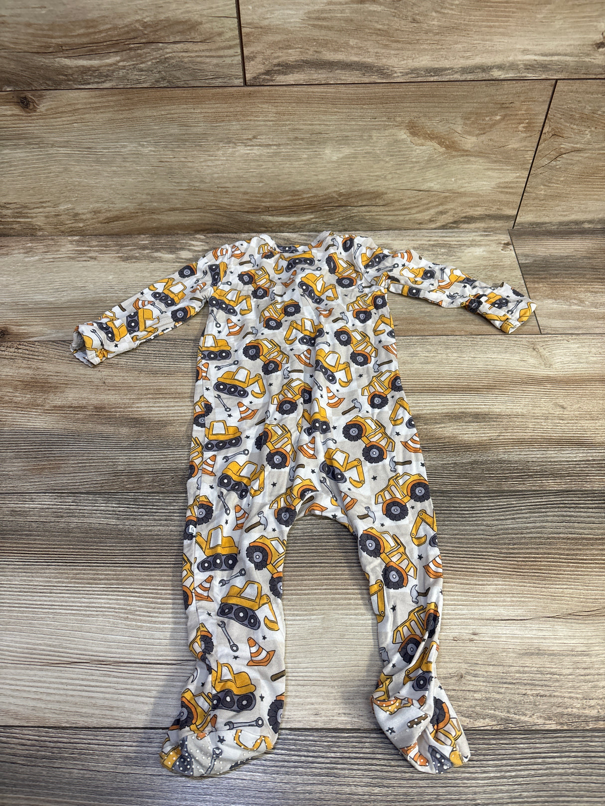 Caden Lane Bamboo Construction Zipper Footie Ivory sz 3-6m