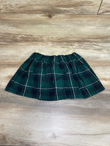 Carter's Plaid Skirt Green sz 6/6X