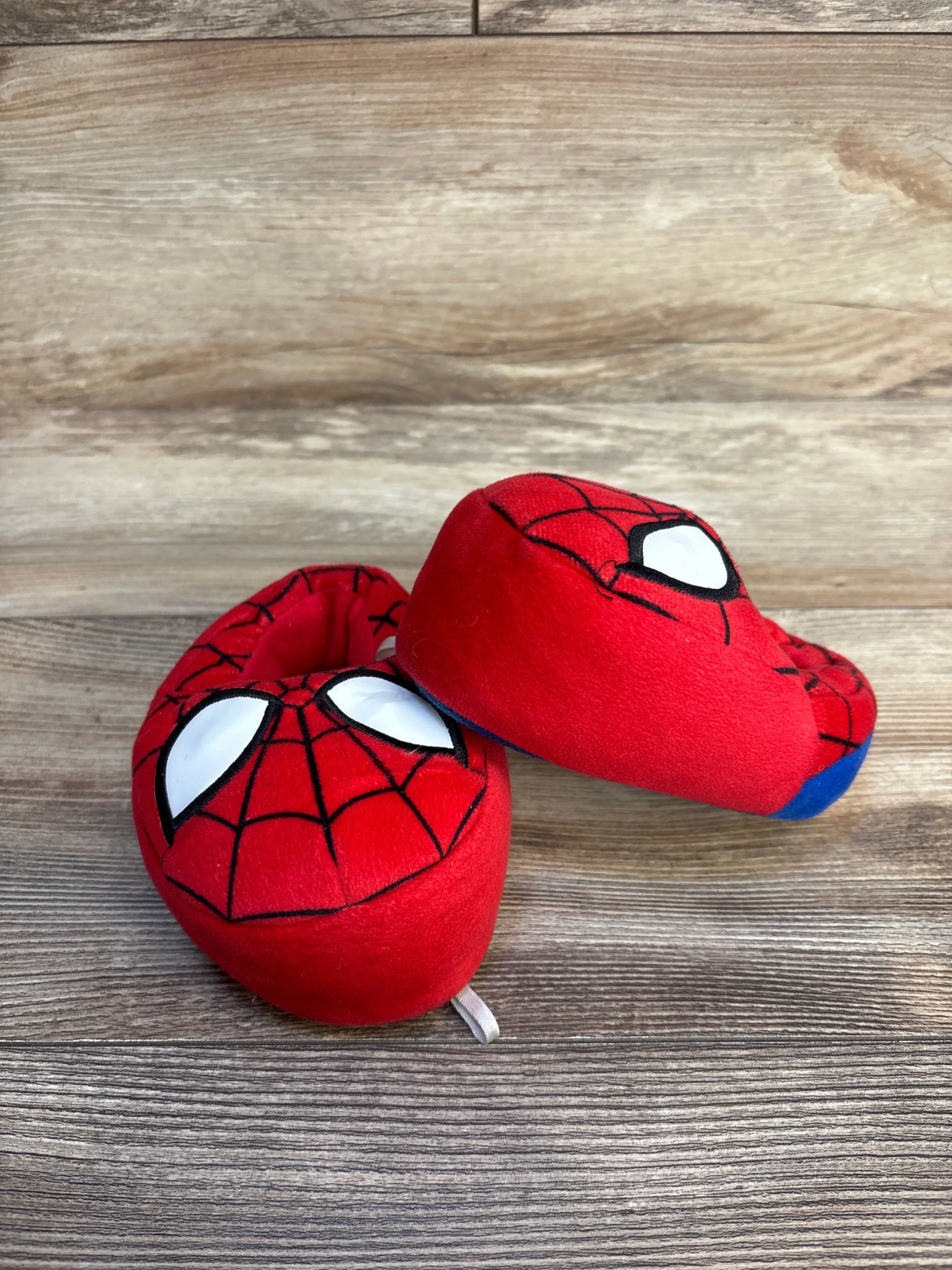 Marvel Spiderman Plush Slippers sz 5/6c