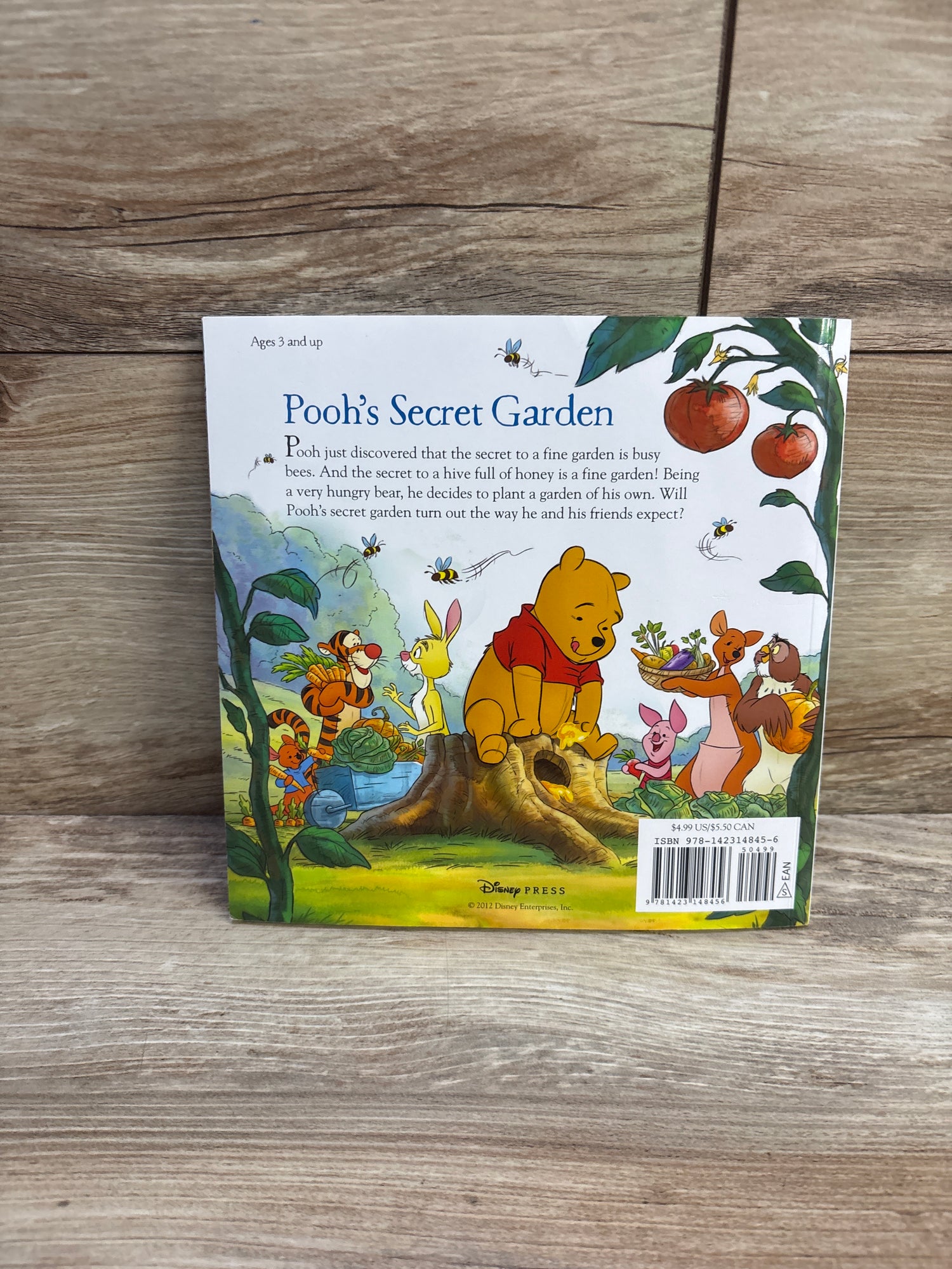 Disney Winnie the Pooh: Pooh's Secret Garden: A Lift-the-Flap Paperback Book