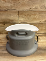 Upseat Baby Floor & Booster Seat with Tray in Grey