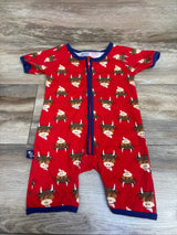 Blade & Rose Highland Cow Shortie Romper Playsuit Red sz 12-18m