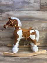 Qaba Plush Wooden Toddler Rocking Horse