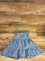 Cat & Jack Chambray Button-Front Dress Blue sz 3T