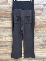Sonoma Maternity Full Panel Patterned Pants Grey sz XL