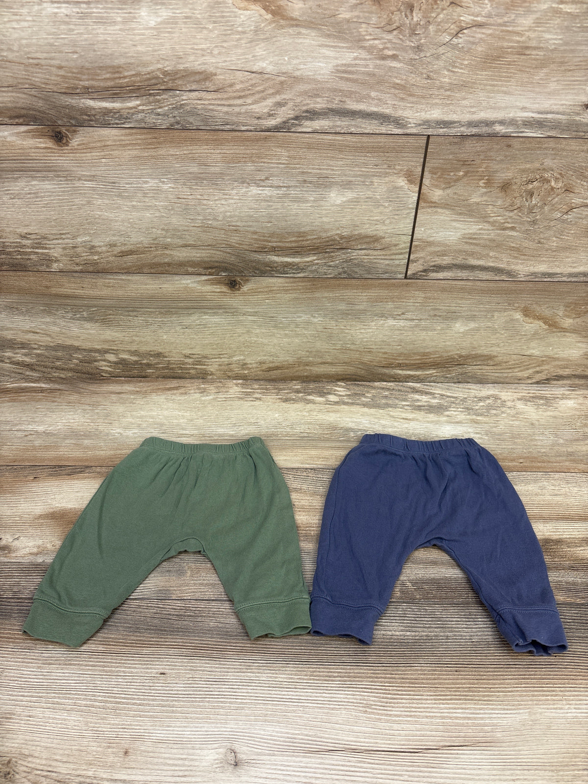 Cloud Island 2pk Pull On Pants Blue/Green sz 0-3m